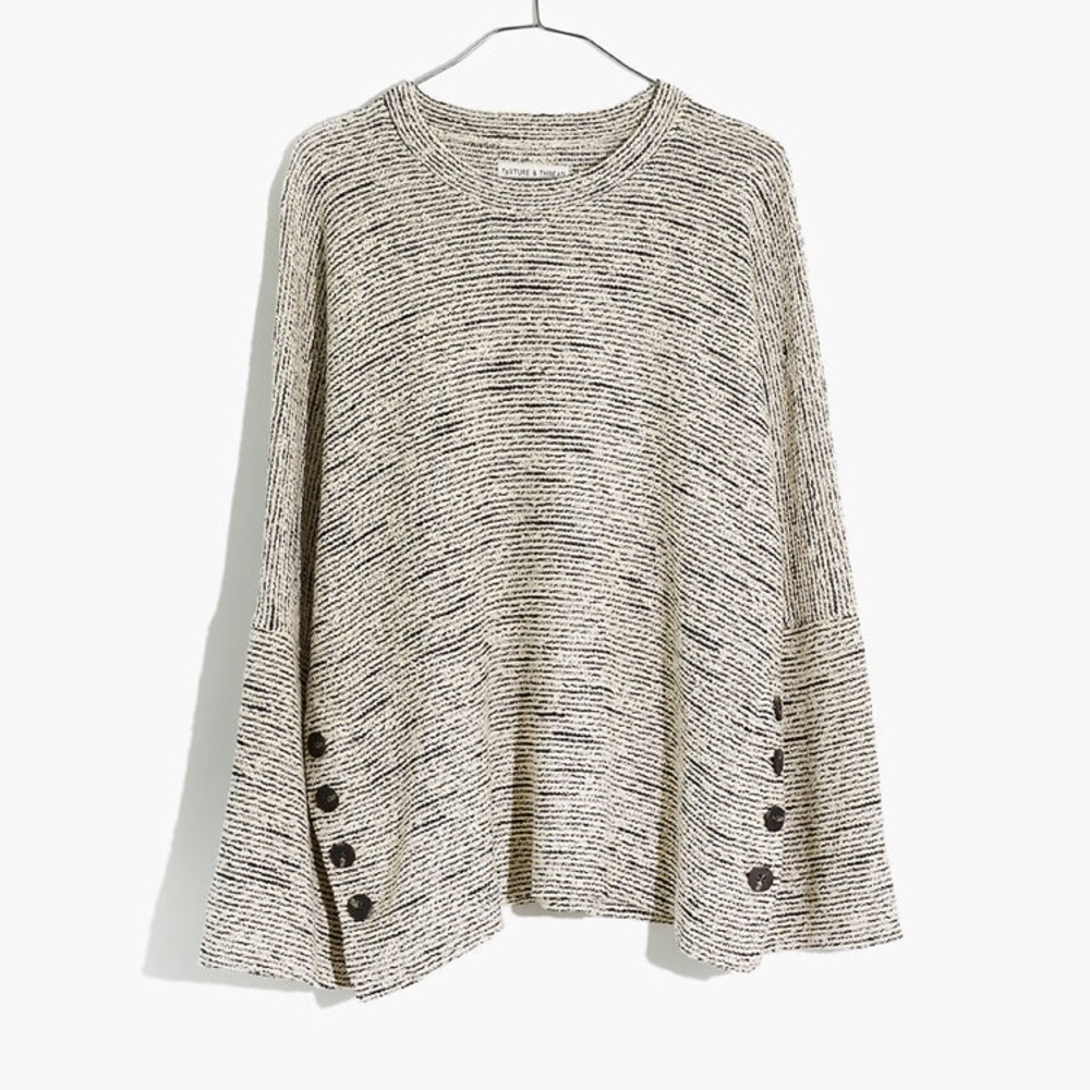 Texture & Thread Side-Button Top NWT - Picture 4 of 5